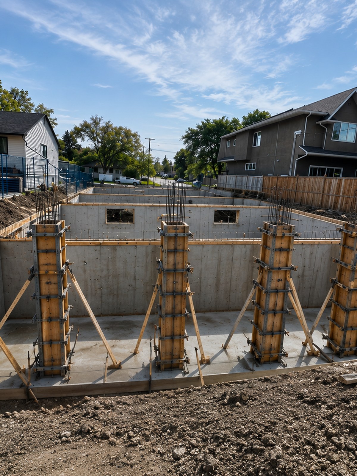 Concrete column formwork